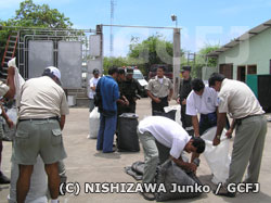 警察官もかけつけていた